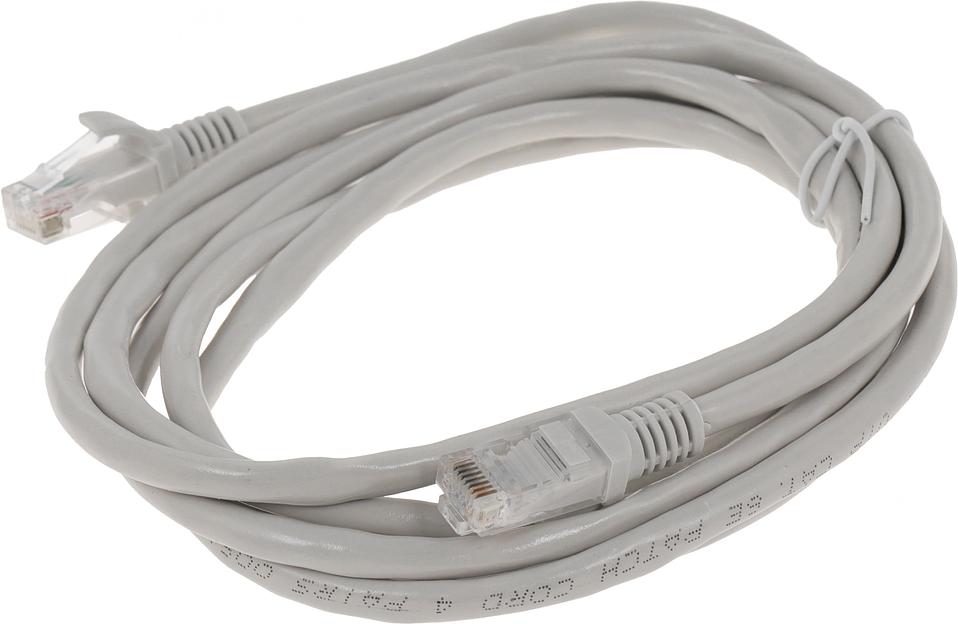 Патч-корд PP6U-2M 10000G UTP 4 пары cat6 CCA molded 2м серый RJ-45 (m)-RJ-45 (m) фото 2