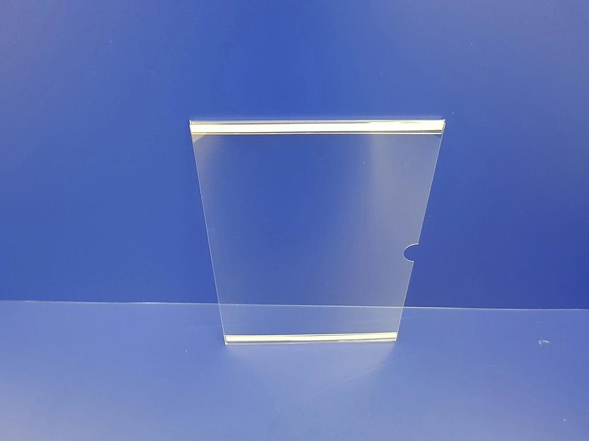 Карман пластиковый для информационных стендов  ф-а4 (загиб с двух сторон) фото 1