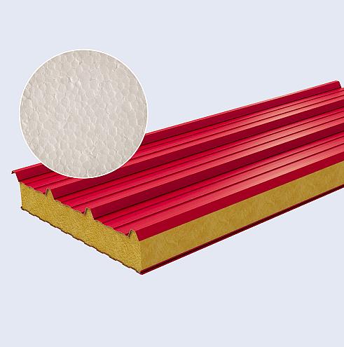 Кровельные сэндвич панели с пенополистиролом опт фото 1