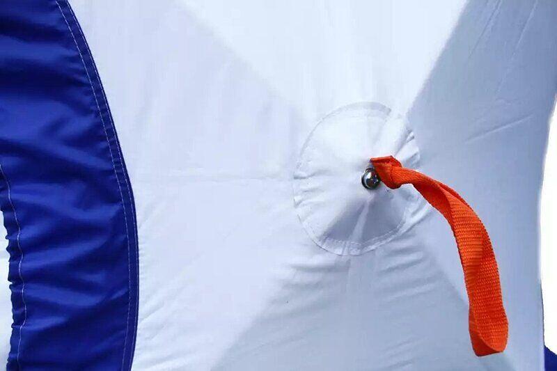 Палатка Медведь куб 3 эконом, 200х200х190 см. фото 2