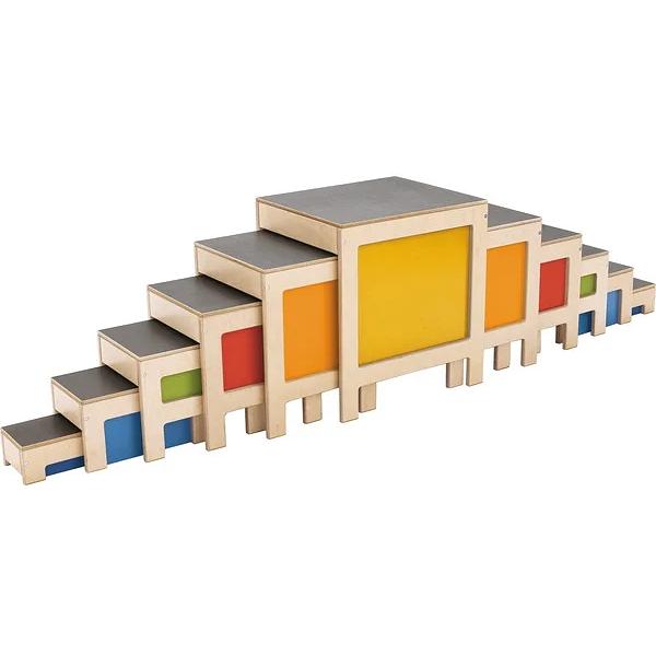 Платформа «Ступени» комплект из 11 цветных ступенек фото 3