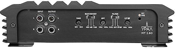 Усилитель автомобильный Ural МТ 2.60 двухканальный фото 2