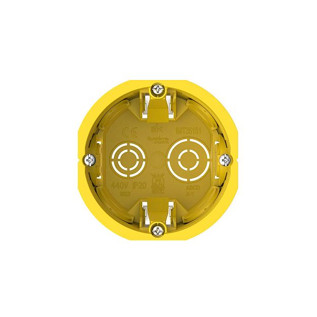 MultiBox Коробка установочная для полых стен 68(65) х 60 мм Жёлтая (со стикером) фото 2