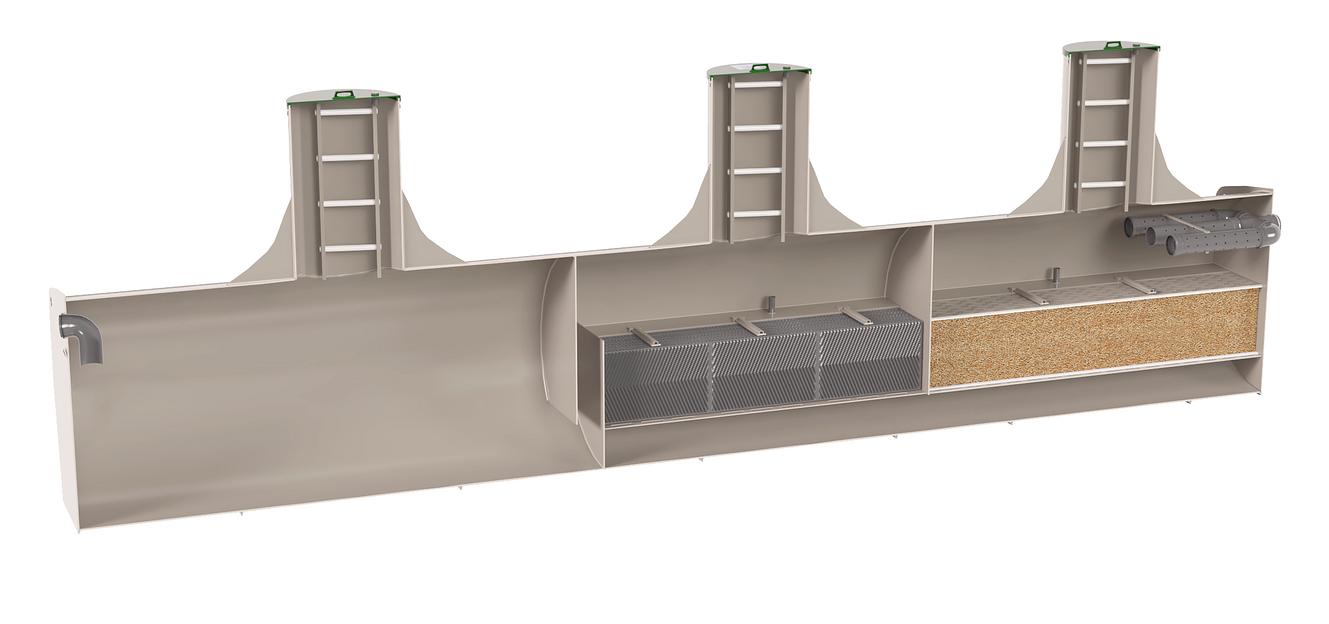 Горизонтальный нефтеуловитель c пескоуловителем и фильтром ОВМ «Хавас» фото 1