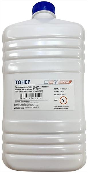 Тонер NF6Y + носитель NF6D для KONICA MINOLTA Bizhub C224/284/364 (для TN-321Y) (Japan) Yellow, 527г/бут, CET8521Y-527 фото 1