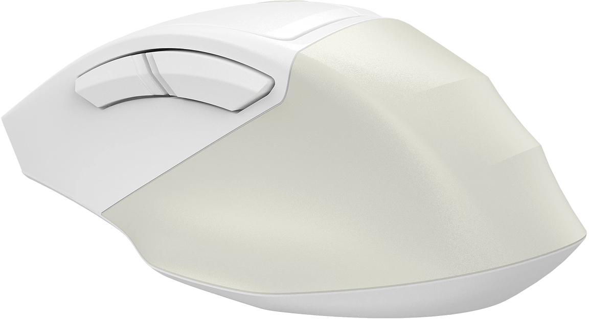 Мышь A4Tech Fstyler FG45CS Air2 бежевый оптическая (2000dpi) silent беспроводная USB для ноутбука (7but) фото 8