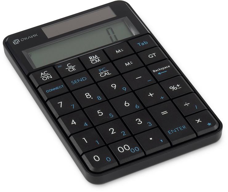 Клавиатура Оклик K604W черный USB беспроводная slim для ноутбука (1979325) фото 6