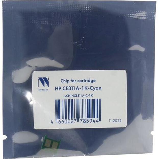Чип для картриджа HP CE311A Cyan, (1K) фото 1