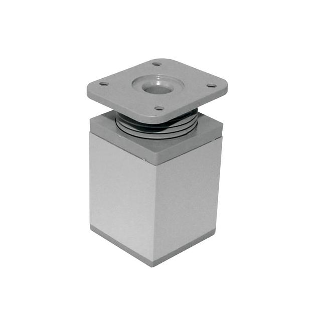 SETE Ножка регулируемая, квадратная 40х40мм, Н=60мм, алюминий фото 1