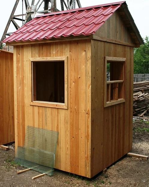 Будка (пост охрана) деревянная ОПТ фото 1