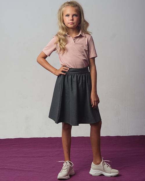 Юбка серая в школу на девочку KristiKlo ОПТ фото 4
