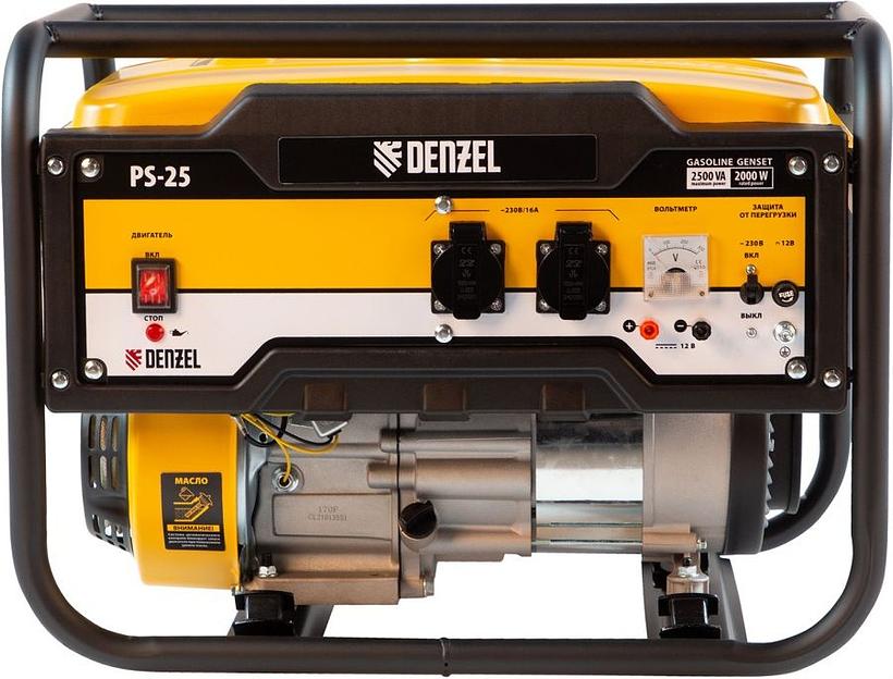 Генератор Denzel PS 25 2.5кВт фото 5