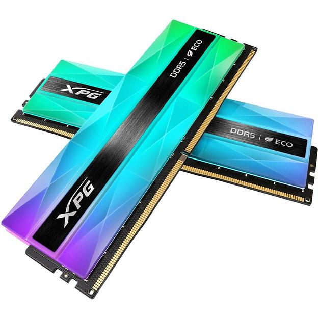 Модуль памяти DIMM DDR5-7200 32GB (16GBx2) RGB AX5U7200C3416G-DCLANRSG A-DATA фото 1