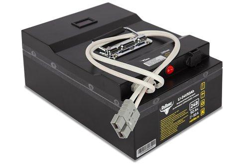 Тяговый литиевый аккумулятор RuTrike (18650 MnCoNi) 24V50A/H фото 1