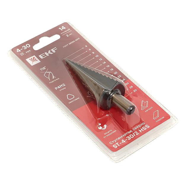 Cверло ступенчатое HSS (14 ступ.) фото 2