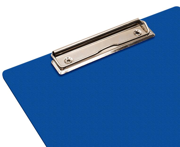 Папка-планшет Бюрократ -PD6004/BLUE A4 пластик 1.2мм синий фото 5