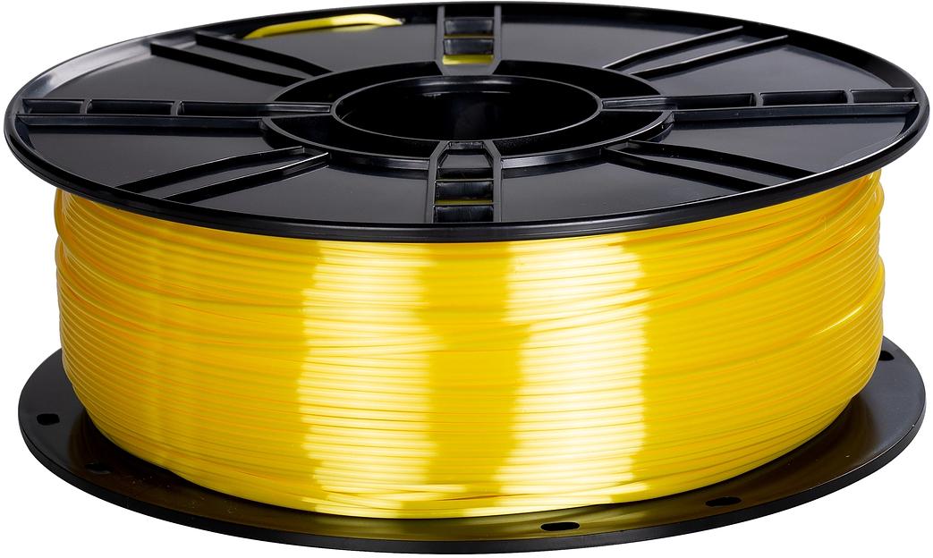 Пластик для принтера 3D Cactus CS-3D-PLA-1KG-S-YELL PLA SILK d1.75мм 1кг L326м 1цв. фото 2