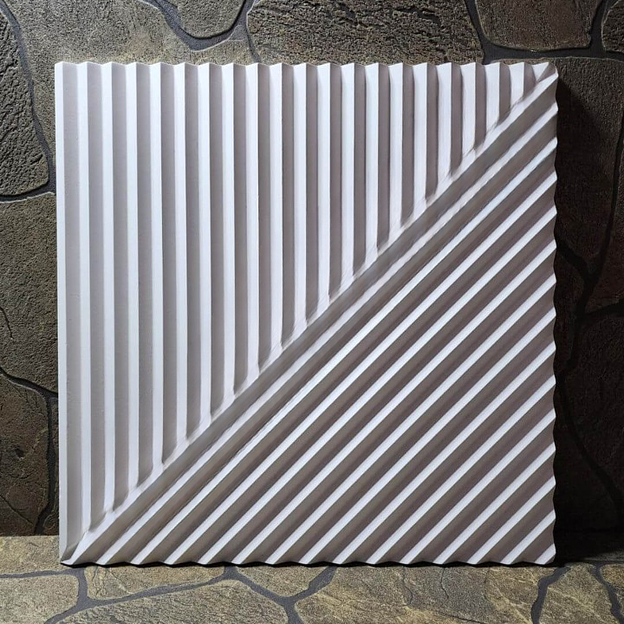 Панель гипсовая 3D премиум «Консул-2» 500×500 мм фото 1