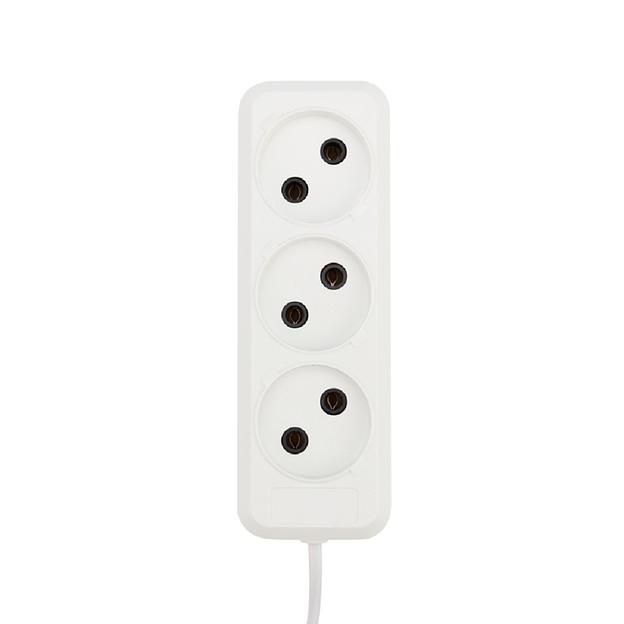 Rexant (11-8732) Удлинитель 3 гнезда, 10м, 2х0,75мм?, б/з, белый фото 1