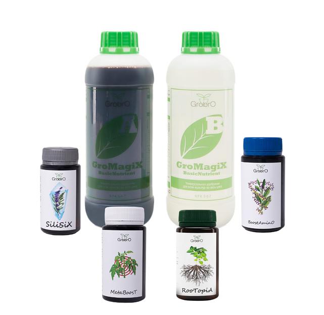 Удобрение базового питания и стимуляторов, набор GroBro GroMagiX Vega Pack, 1 м², опт фото 1