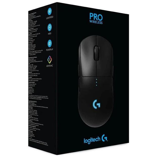 Мышь Logitech G PRO Wireless черный оптическая (16000dpi) беспроводная USB2.0 (6but) фото 5