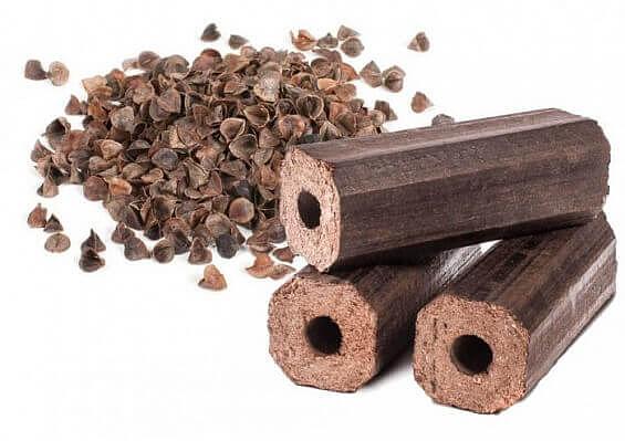 Топливные брикеты из гречневой шелухи ОПТ фото 1