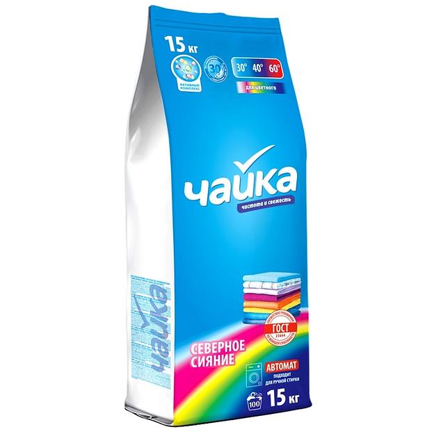 Сонца стиральный порошок 15кг автомат для цветного белья северное сияние фото 1