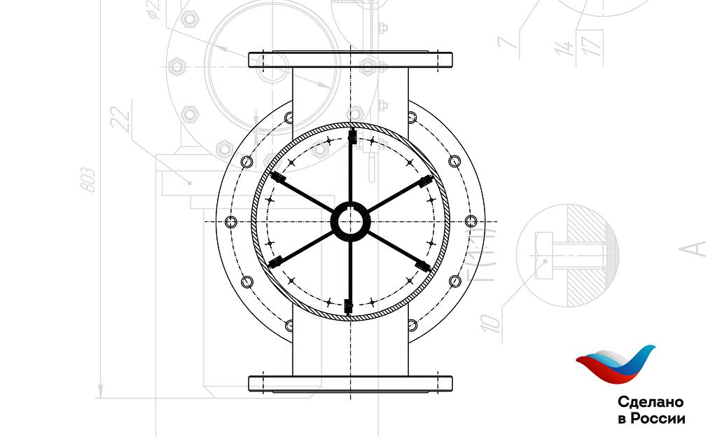 Затвор шлюзовой ШЗ 100 фото 3