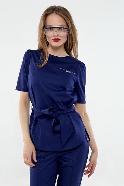 Блуза медицинская женская VF3-80-04-1, 28F+0F, опт фото 1