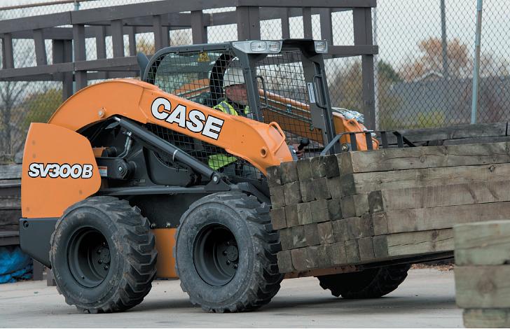 Мини-погрузчик колёсный CASE SV300B фото 2