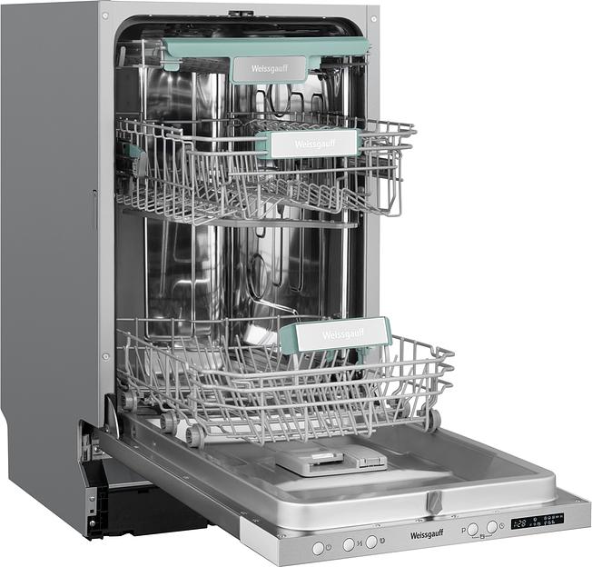 Посудомоечная машина встраив. Weissgauff BDW 4533 D Timer Floor узкая фото 5