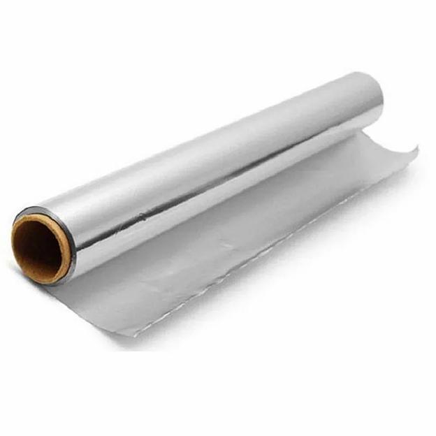 Фольга пищевая алюминиевая 300ммх100м 9мкм опт фото 1