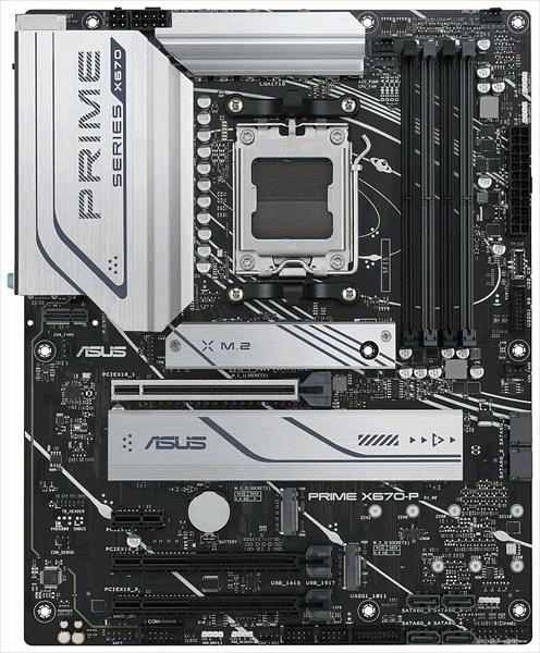Материнская плата ASUS PRIME X670-P, Socket AM5, X670, 4*DDR5, HDMI+DP, 6xSATA3 + RAID, M2, Audio, Gb LAN, USB 3.2, USB 2.0, ATX; 90MB1BU0-M0EAY0 (PRIME X670-P) фото 1