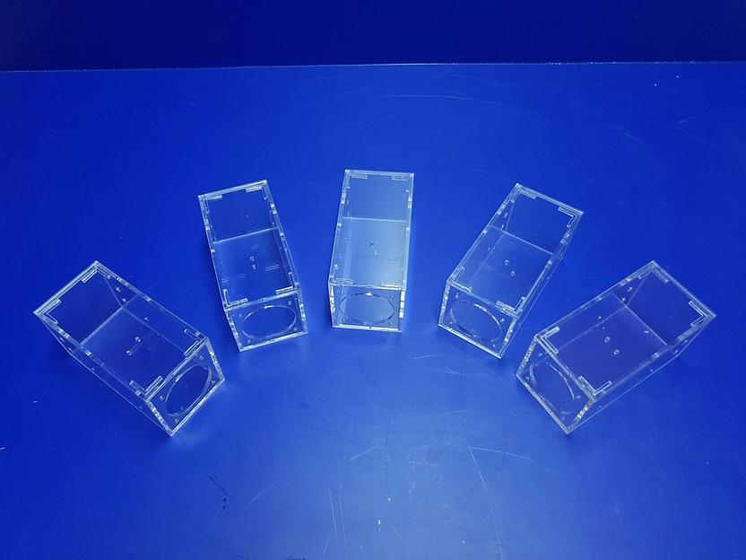 Технический корпус из прозрачного оргстекла 4мм для вентилятора. Производство прозрачных корпусов оптом и в розницу. фото 2