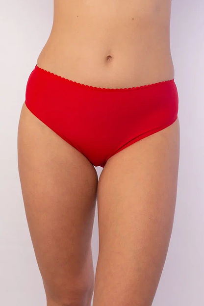 Трусы женские АйЛайк модель № 0120 цвет красный ОПТ фото 1