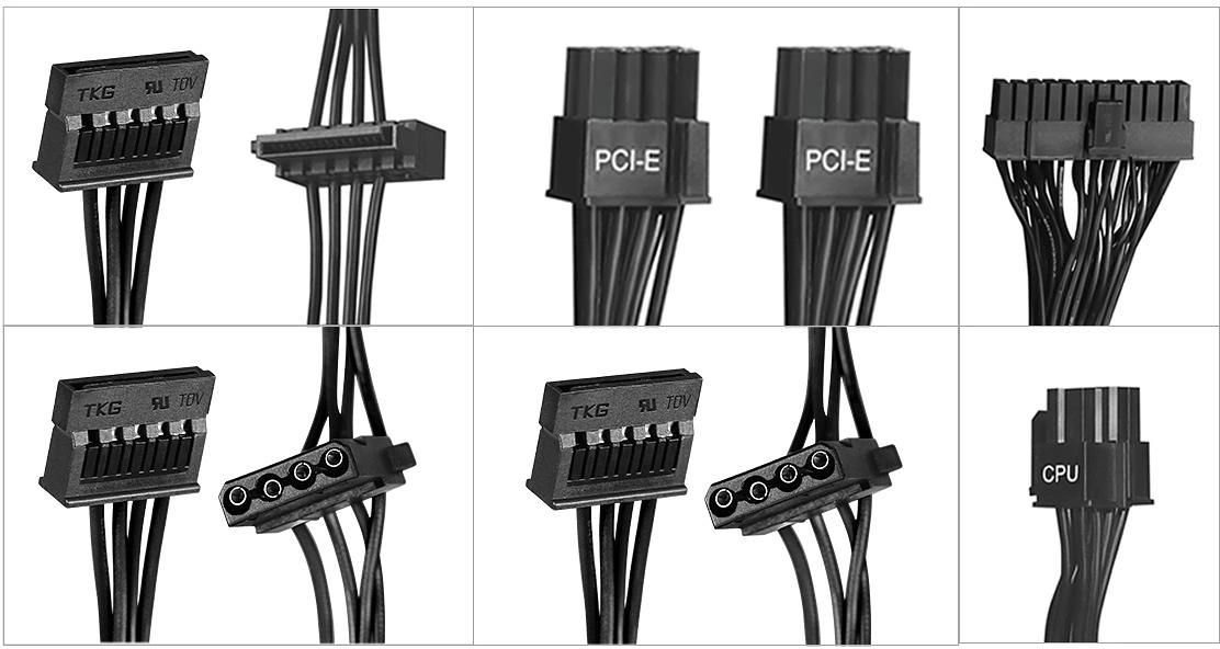 Блок питания Digma ATX 650W DPSU-650W (20+4pin) 120mm fan 4xSATA RTL фото 9