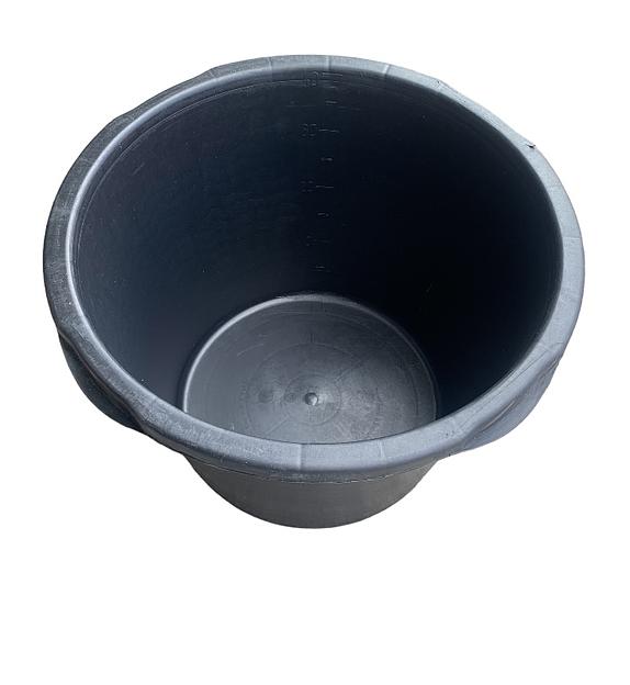 Таз строительный 40 л круглый морозостойкий фото 1