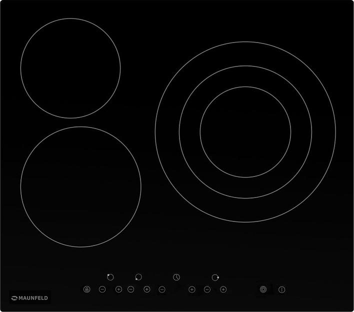 Варочная поверхность Maunfeld EVCE.593.T-BK черный фото 1