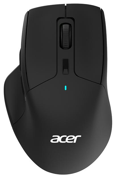 Мышь Acer OMR170 черный оптическая (1600dpi) беспроводная BT/Radio USB (6but) фото 1