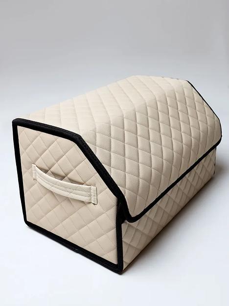 Органайзер в багажник для автомобиля бежевый ОПТ фото 2