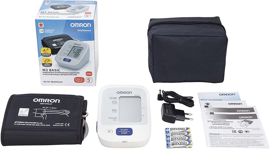 Тонометр автоматический Omron M2 Basic фото 10