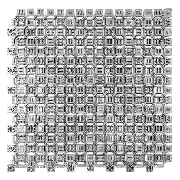 Optima Duos – грязезащитное двустороннее покрытие, толщина 9 мм, Цвет Серый RAL 7035, Толщина модуля 9 мм. фото 1
