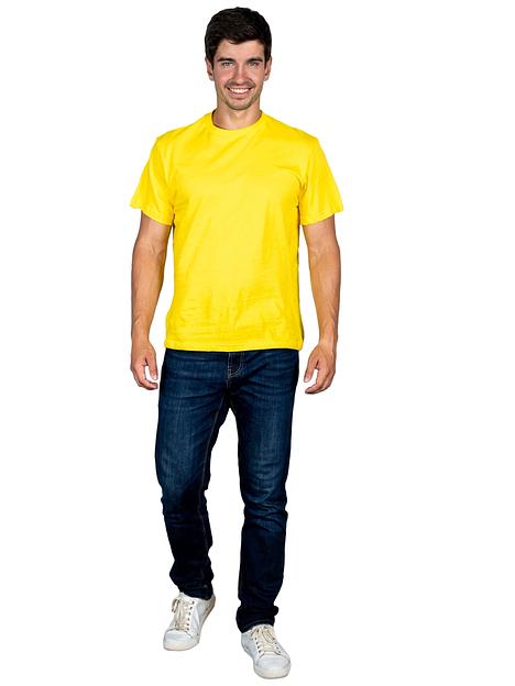 Футболка мужская классическая c круглым вырезом горловины, кардное полотно, 160 г/м² фото 10