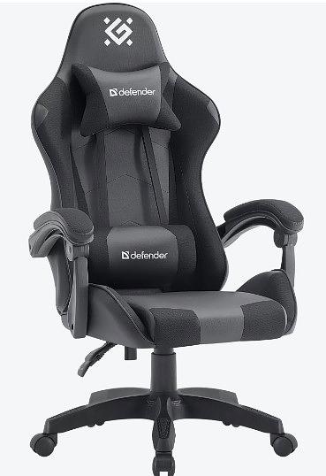 Офисное кресло OKAS BLACK/GREY PU 64054 DEFENDER фото 1