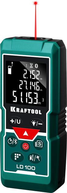 KRAFTOOL LD-100, 100 м, лазерный дальномер (34765) фото 1