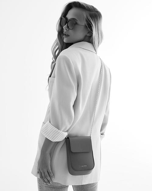 Сумка женская «Ivy» коричневая ОПТ фото 6