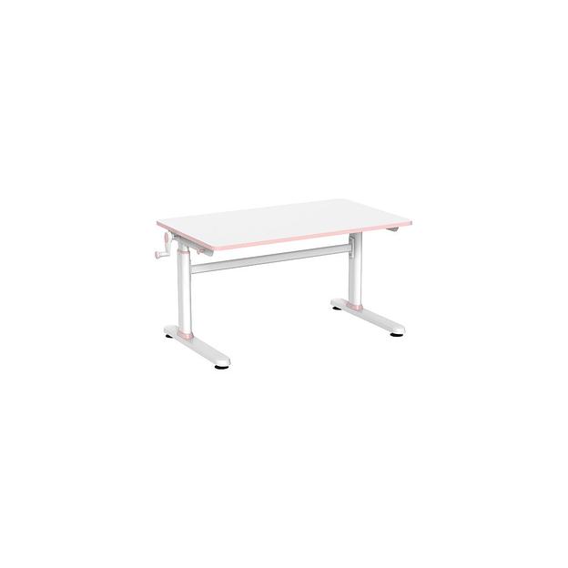 Стол письменный Cactus CS-KD-PK, с регулировкой высоты, МДФ, розовый фото 1