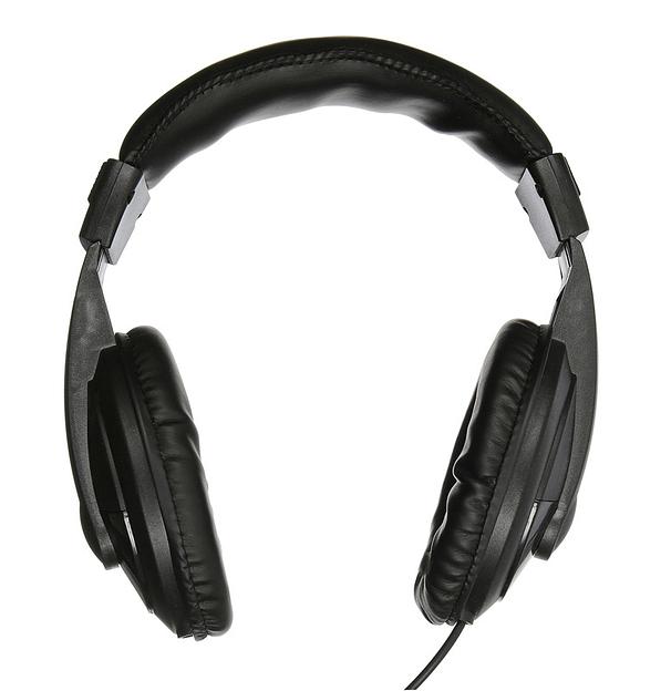 Наушники мониторные Оклик HP-M211V 1.8м черный проводные оголовье фото 2