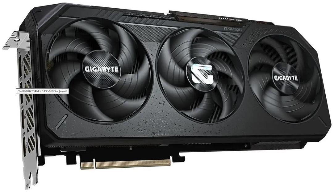 Видеокарта PCIE16 RX 9070 XT 16GB GV-R9070XTGAMING OC-16GD GIGABYTE фото 1