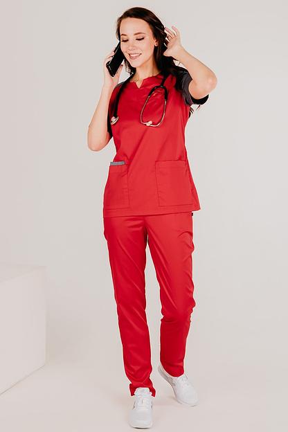 Проформа / Брюки медицинские женские (резинка, Ширли) арт. 1-02-14-0 фото 1